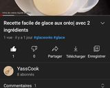 Une image de l'étape 1 de Recette facile de glace aux ORÉO.