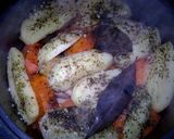 Foto del paso 8 de la receta: Pollo a la cacerola con papas y batatas 🍗