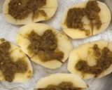 A picture of step 3 of Masala lady finger and potatoes.