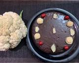 Cauliflower chocolate cake with chocolate leaves recipe step 7 photo