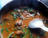 A picture of step 6 of Semo with Oha soup.