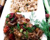 A picture of step 10 of General Tso's Chicken.