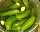 A picture of step 1 of Bananas and Peas.