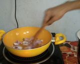 A picture of step 1 of Masala Macaroni.