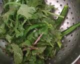 Green poha recipe step 1 photo