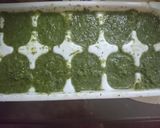 A picture of step 3 of Green chutney how to save in freezer to save your time..