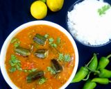 வெண்டைக்காய் சாம்பார் (ladies finger sambar recipe in Tamil) ரெசிபி ஸ்டேப் 6 புகைப்படம்