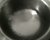 A picture of step 1 of Hibiscus green tea with coconut milk.