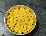 A picture of step 1 of Cheesy Tangy Pasta.