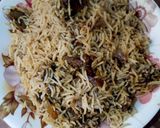 A picture of step 10 of Palak Rice.