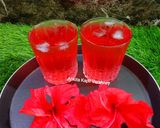 A picture of step 3 of Hibiscus Honey Lemon Tea.