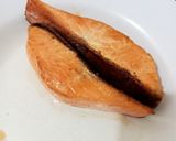 Foto langkah ke 2 dari resep Salmon Teriyaki Honey Glazed with mashed potato.
