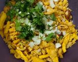 A picture of step 3 of Papad Roll 😋😋.