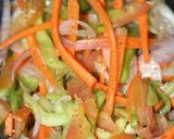 A picture of step 4 of Kachumar salad 🥗.