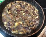 Foto del paso 4 de la receta: Berenjenas rellenas con setas y jamón