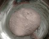 Foto langkah ke 4 dari resep Matcha Ubi Ungu Kunyit Sourdough Bread.