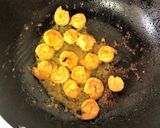 A picture of step 1 of Kumro Pata-Chingri Bata (Pumpkin Leaves - Prawns Chutney - Bong Style).