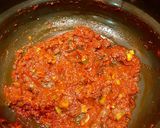 A picture of step 2 of Dal Makhni.