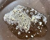 A picture of step 3 of Porcini cream pasta.