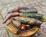 Hình bước làm 1 của món Khoai Lang Nướng