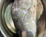 Gambar langkah 1 resipi Ikan Bayan Kukus Sos Tiram Asam Boi.