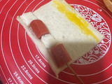 187. Corn dog Sozis Moza (Roti Tawar)