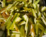 A picture of step 5 of Crispy Fried Ridge Gourd.