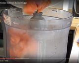 A picture of step 2 of Smoked Salmon Scotched Eggs.