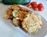 A picture of step 4 of Zucchini Fritters.