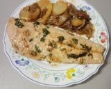 Foto del paso 4 de la receta Filetes de salmón al horno con patatas y Verduras