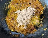 A picture of step 3 of Keema Bagara Baingan.