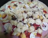 Foto del paso 2 de la receta: Pizza en licuadora rellena fácil, hecha en sartén. 👩🏼‍🍳🍺🍕