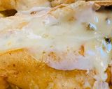 A picture of step 8 of Grilled Chicken Enchiladas.