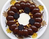 Foto langkah ke 8 dari resep Puding Bolu Cokelat.