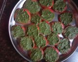 A picture of step 1 of Tomato pakoda.
