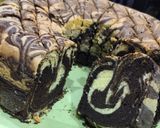 Foto langkah ke 7 dari resep Marmer Cake Simple Enak recooked berdasarkan resep Pak Sahak.