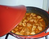 Sertéspörkölt Tajine edényben recept fázis 6 fotója