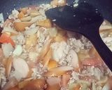 รูปขั้นตอนการทำที่ 3 ของ เฟตตูชินี่โบโลเนสหมูสับไส้กรอกหมู - คีโต