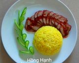 Hình bước làm 3 của món Cơm Nghệ Xá Xíu
