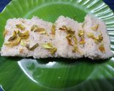A picture of step 4 of COCONUT FUDGE Coconut burfi.