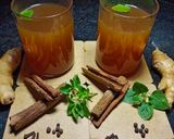 A picture of step 5 of Kashmiri Kahwa.