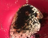 A picture of step 2 of Sheep Labneh with Chili and Nigella Seeds.