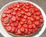 Une image de l'étape 13 de Tarte au citron, basilic et fraises fraiches.