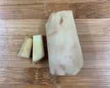 Hình bước làm 2 của món Dồi trường hấp dầu mè - phủ hành gừng [Eat Clean - Lose weight]