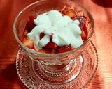 Foto del paso 7 de la receta: Fresas con granadina y queso batido