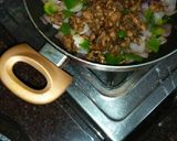 A picture of step 7 of Mushroom chilli.