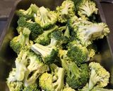 A picture of step 1 of Buttered Brocolli.