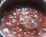 Foto langkah ke 4 dari resep Puding Buah Naga Lapis Coklat.