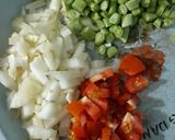 Hình bước làm 1 của món Soup tôm rau củ