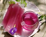 Foto langkah ke 4 dari resep Frozen Butterflypea Kombucha.